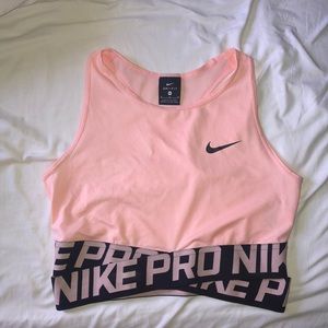 Nike Dri Fit - mesh back crop top
